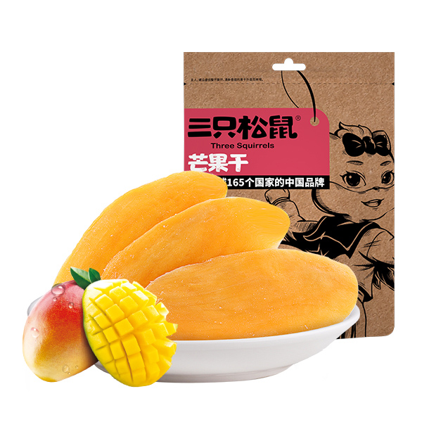 三只松鼠旗舰店【三只松鼠_芒果干116gx3】休闲零食小吃果脯蜜饯食品解馋小零食3