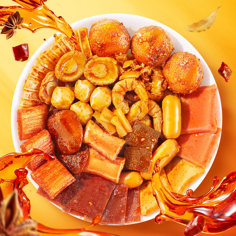 【会员内购会】三只松鼠辣卤大礼包150包零食肉类礼盒小吃送礼,淘宝优惠券,粉丝福利购,淘宝优惠卷