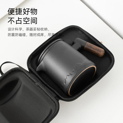 便携式旅行茶具户外随身功夫泡茶壶茶杯小套装简易露营快客杯出差 - 图0