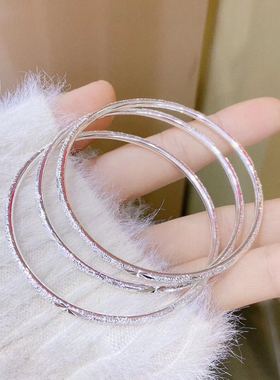 闭口纯银韩版手镯