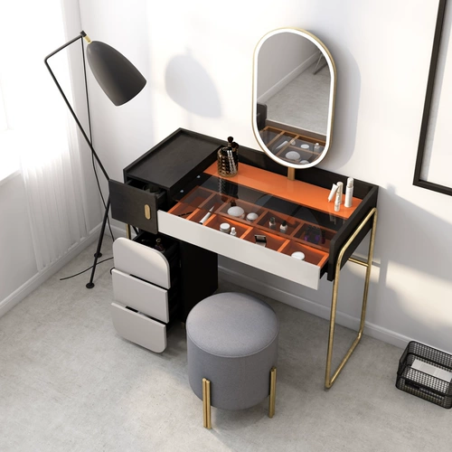 Современная и минималистичная система хранения для спальни, универсальный туалетный столик