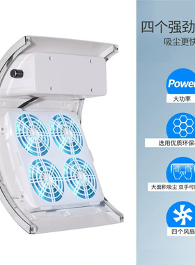 838-4美甲吸尘器 大功率多风扇吸尘器 手垫桌面指甲吸尘器吸尘机