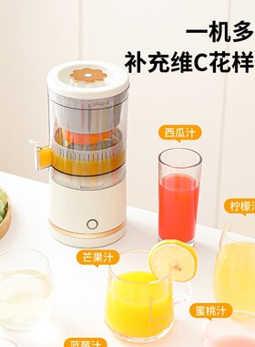 跨境果汁机家用纯果汁榨汁机分离便携榨汁杯迷你搅拌机