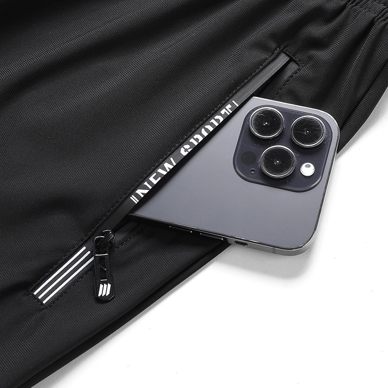 DESSO冰丝情侣休闲裤夏季透气速干直筒大码