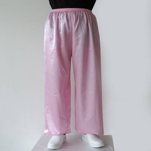 仿真丝灯笼裤服太极裤男女晨跑瑜伽裤男太极服装拳薄款练功裤夏季 - 图3