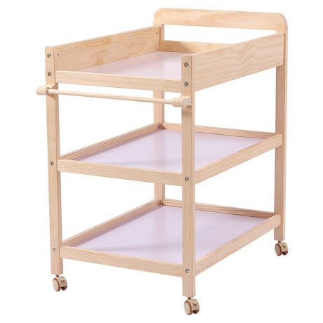 real wood changing table