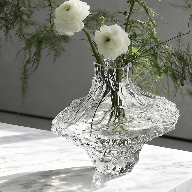 Simple wind glass original color living room, versatile and light luxury