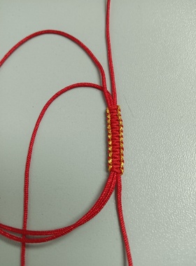 纯手工编织平结圈DIY手绳手链项链项圈配件隔片线圈大孔拉环线圈