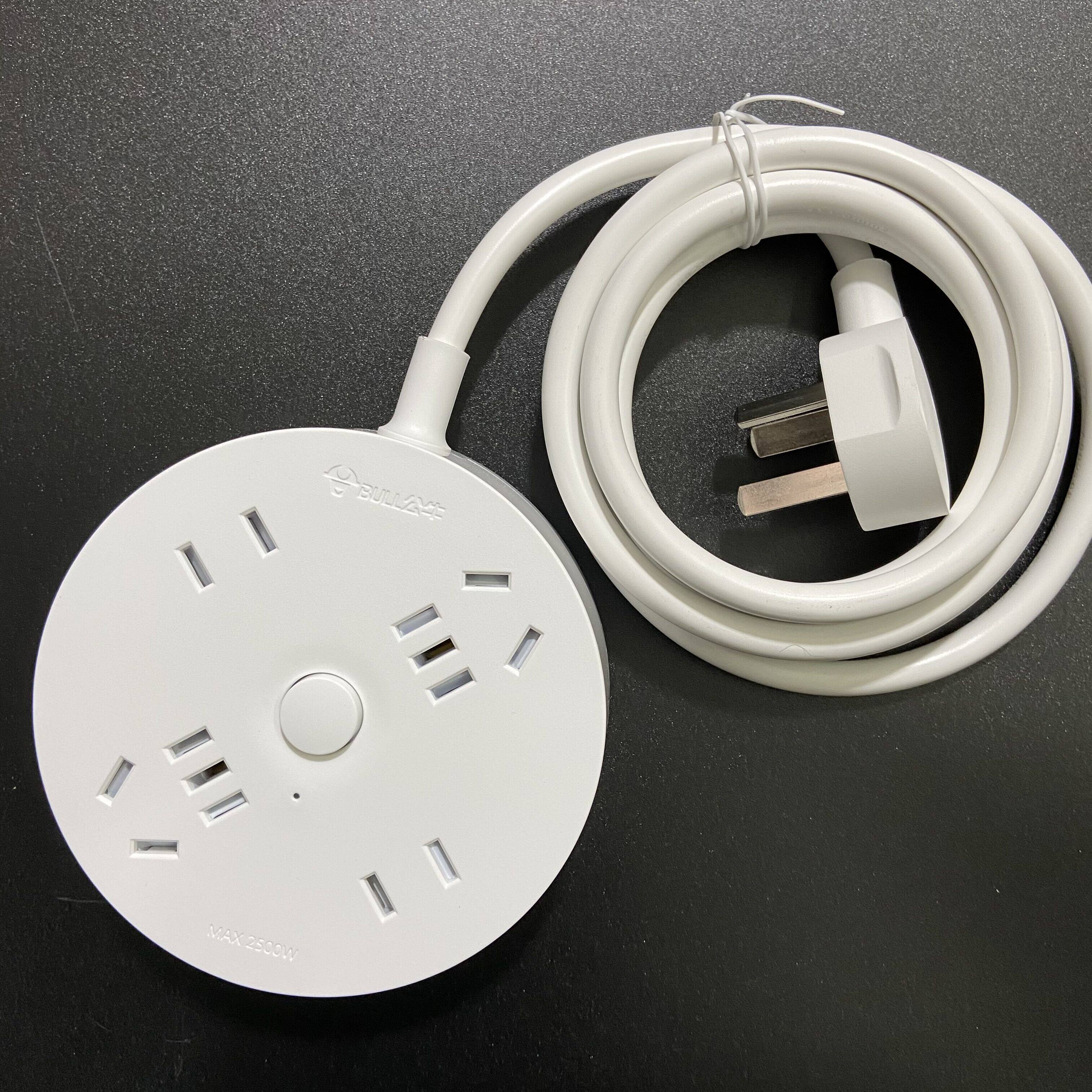 新品公牛插座圆形充电创意插排接线板多功能1.8米gn-r2220正品