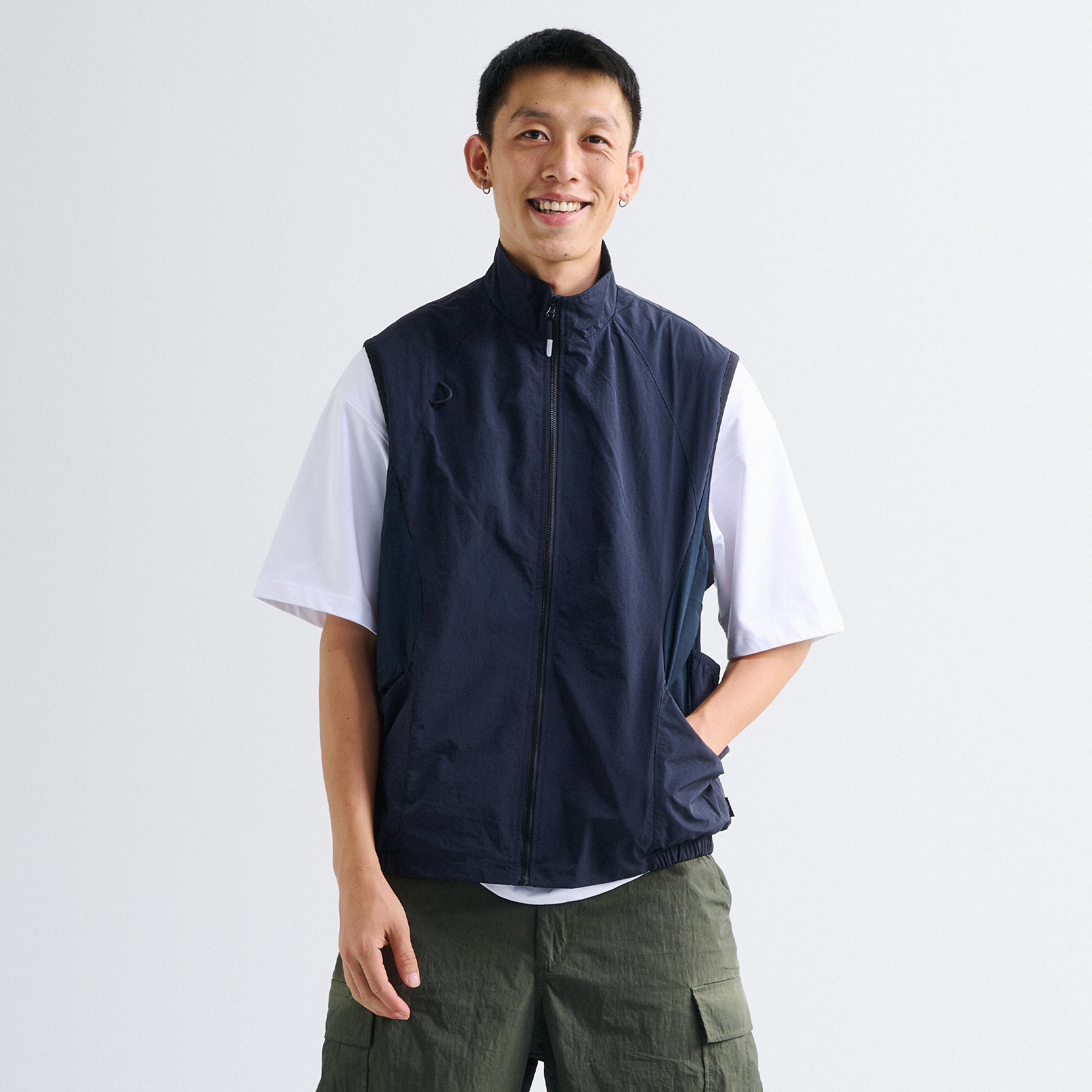 BOHRHOO24SS新款轻户外防泼水驱汗散热透气多功能特色宽松马甲男,淘宝优惠券,粉丝福利购,淘宝优惠卷