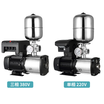 Lingxiao stainless steel booster frequency pump ຄົວເຮືອນ silent ອັດຕະໂນມັດຢ່າງເຕັມສ່ວນທໍ່ນ້ໍາ villa ຄວາມກົດດັນຄົງທີ່ pump ສະຫນອງນ້ໍາ