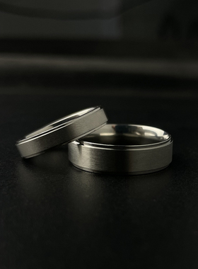 男女通用钛钢简约戒指超低价