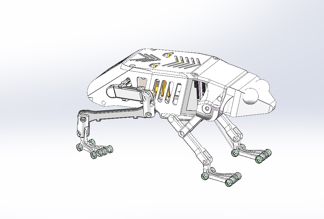 仿生青蛙三维SW模型图纸设计solidworks建模3D数模素材可编辑-图0