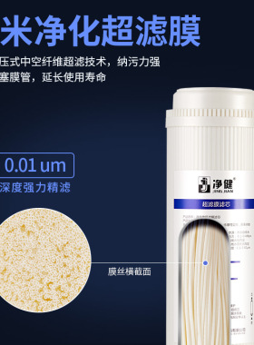 平口配件耗材净水器滤芯