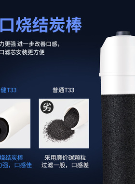 净健韩式纳米烧结钻化炭棒滤芯