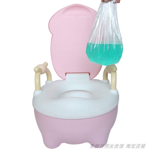 宝宝马桶清洁袋坐便器塑料垃圾袋婴儿童通用一次性便盆套袋替换袋 - 图3