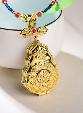 国潮南红玛瑙项链绳扎基拉姆唐卡佛牌吊坠绳藏风轻奢款简约锁骨链