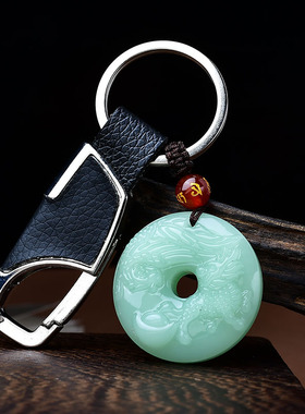 翡翠玉朱雀麒麟火凤凰八卦风水五行缺火缺木补火补土双补吊坠饰品