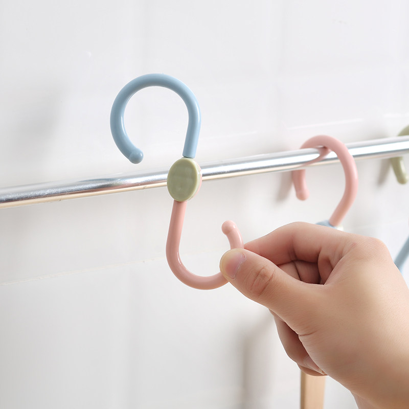 非凡家品塑料S形门后小挂钩厨房钩子创意浴室免钉勾子衣柜衣服S钩,淘宝优惠券,粉丝福利购,淘宝优惠卷