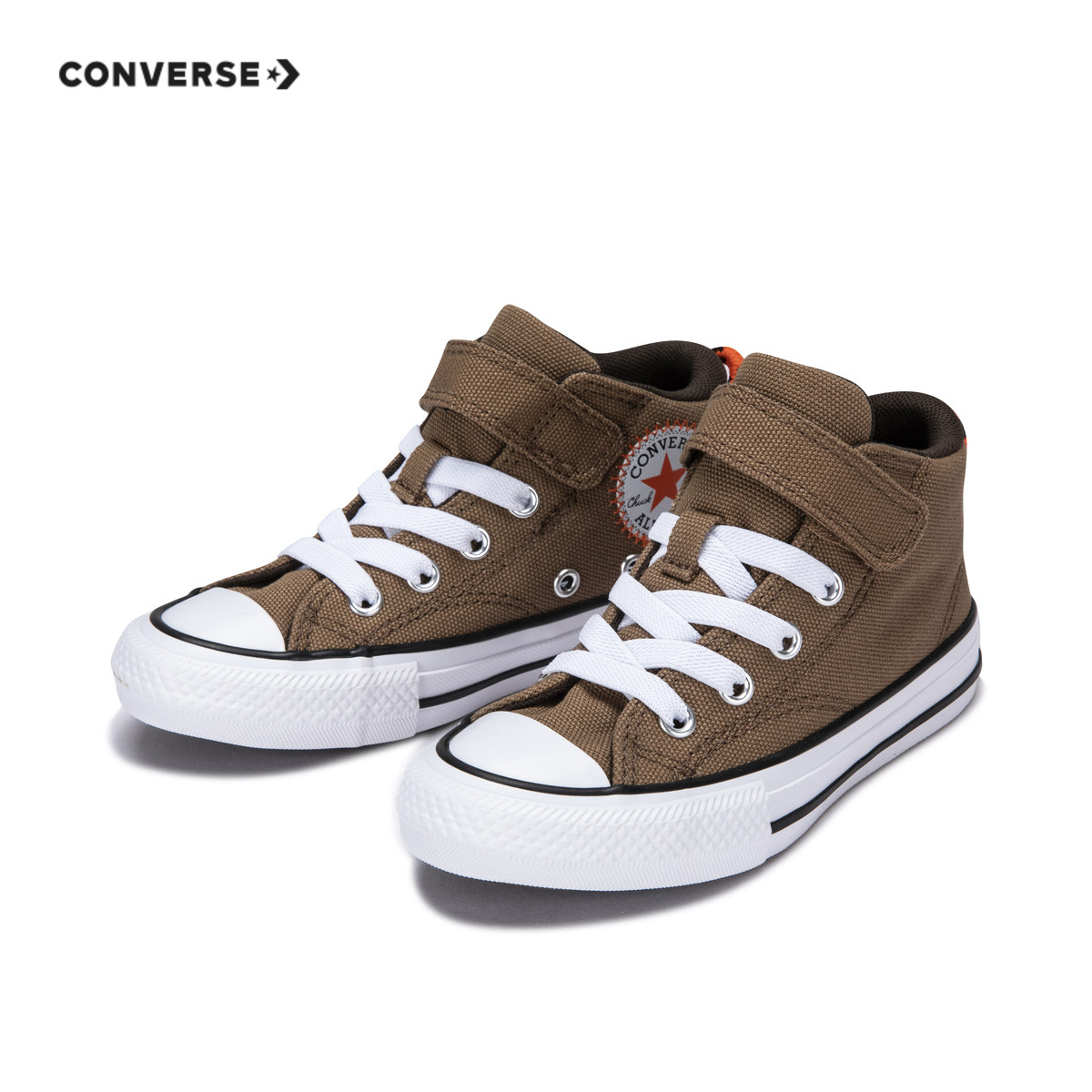 converse匡威儿童鞋男童小童中帮魔术贴帆布鞋2025新款A06362C,淘宝优惠券,粉丝福利购,淘宝优惠卷