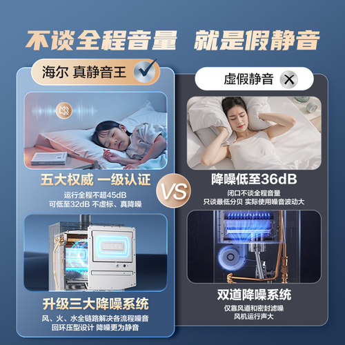 海尔燃气热水器16KL7PRO家用天然气静音恒温增压零冷水可选KL7GT - 图1