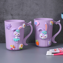 Childrens gargle cup cartoon cute girl anti-fall boy tooth cylinder baby tooth cup toothbrushing household mouth cup