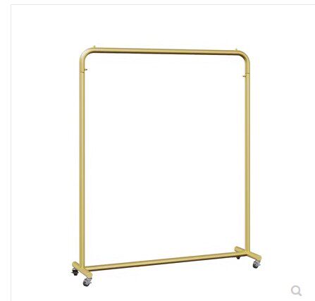 服装店展示架落地式女装货架金色挂衣架陈列组合店面侧挂专用带轮 - 图3