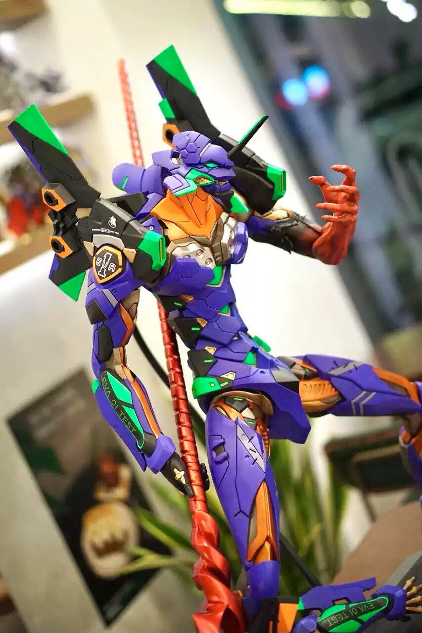 一米初号机EVA新世纪福音战士01号机初号机私人订制GK雕像手办_虎窝淘