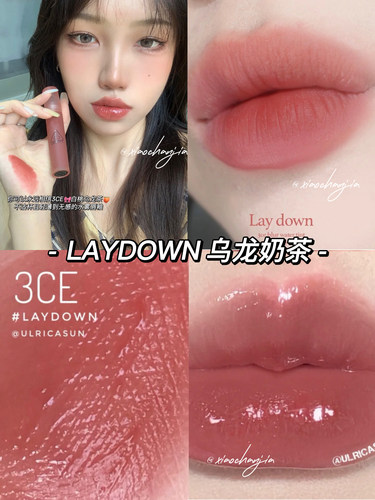 内含采购视频！3ce水雾唇釉bakebeige冷蔷薇laydown镜面哑光口红 - 图0