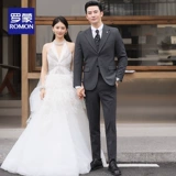 Комплект, классический костюм, свадебное платье, изысканный стиль