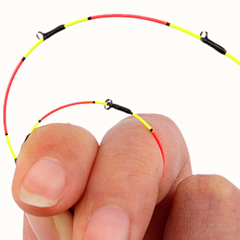 微铅筏竿稍钓不断全钛梢尾桥筏半钛合金竿头软尾纳米玻纤伐竿杆尖-图3