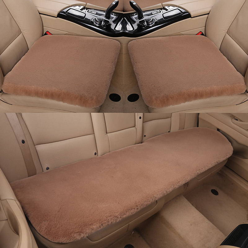 汽车坐垫冬季毛绒单片无靠背三件套羊毛短毛保暖单座加厚通用车垫,淘宝优惠券,粉丝福利购,淘宝优惠卷