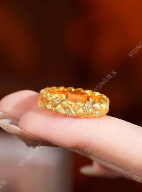 爆闪麦穗戒指编织手饰