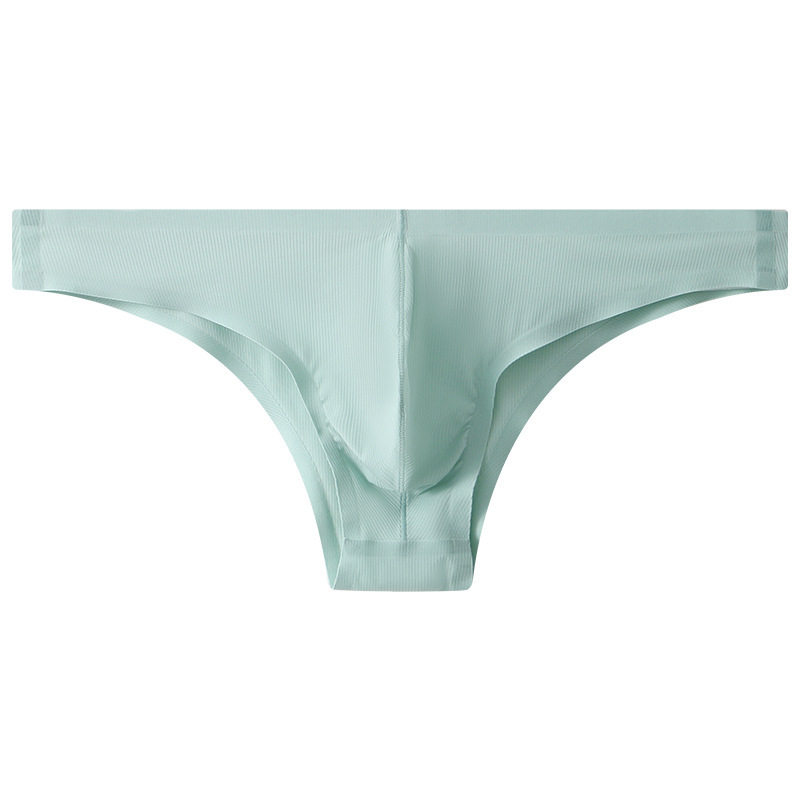 一片式纯色男士性感內褲冰丝无痕性感半超薄透明U凸囊袋三角内裤,淘宝优惠券,粉丝福利购,淘宝优惠卷