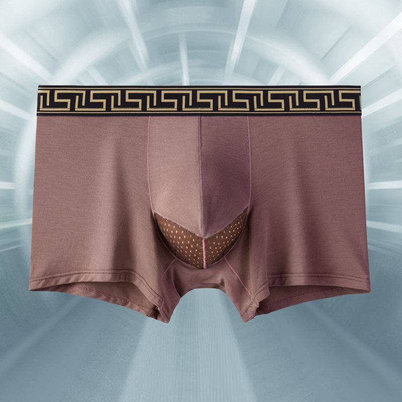 莫代尔枪弹分离式男士内裤JJ显大大象鼻透气性感情趣男生平角内裤,淘宝优惠券,粉丝福利购,淘宝优惠卷