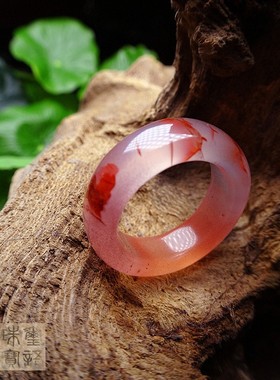 天然原矿菊花石澳洲玉戒指包邮