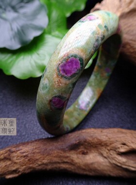 红绿宝手镯包邮青金红纹月光欧泊