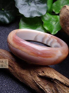 和田玉原矿大圈口手镯