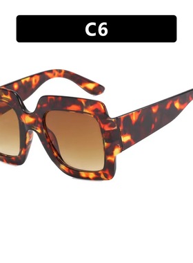 欧美渐变爆款时尚湖蓝色太阳镜