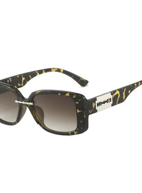 嘻哈蹦迪夸张刀片镜腿太阳眼镜