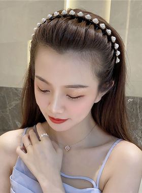 2个一推成型仙气夏天网红发卡箍