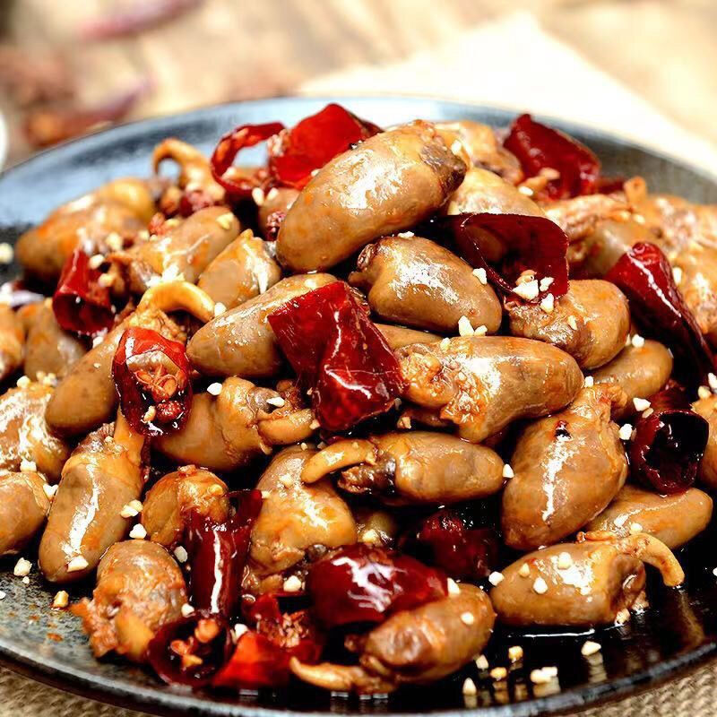 Fresh raw chicken heart 2 pounds 4 pounds chicken offal chicken heart tube frozen fresh wholesale cooked food barbecue braised ingredients