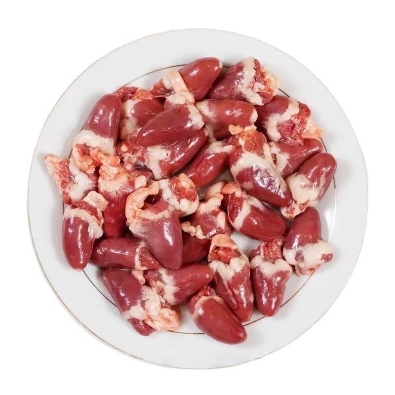 Fresh raw chicken heart 2 pounds 4 pounds chicken offal chicken heart tube frozen fresh wholesale cooked food barbecue braised ingredients