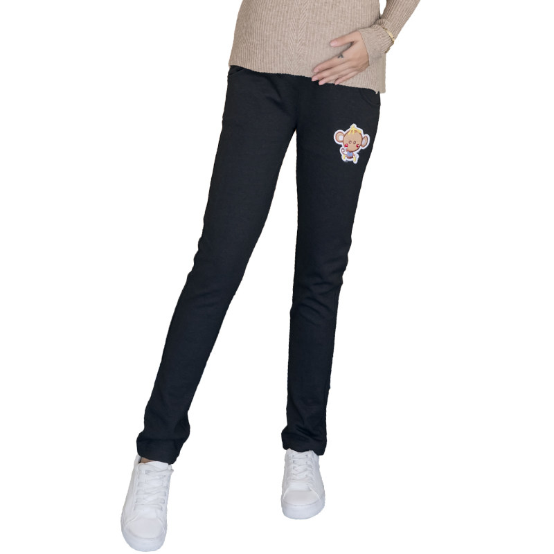 孕妇裤春秋2020新款潮妈休闲裤子 添禧孕妇直筒裤