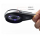 Aniti magnifying glass is compact and portable with white and purple light