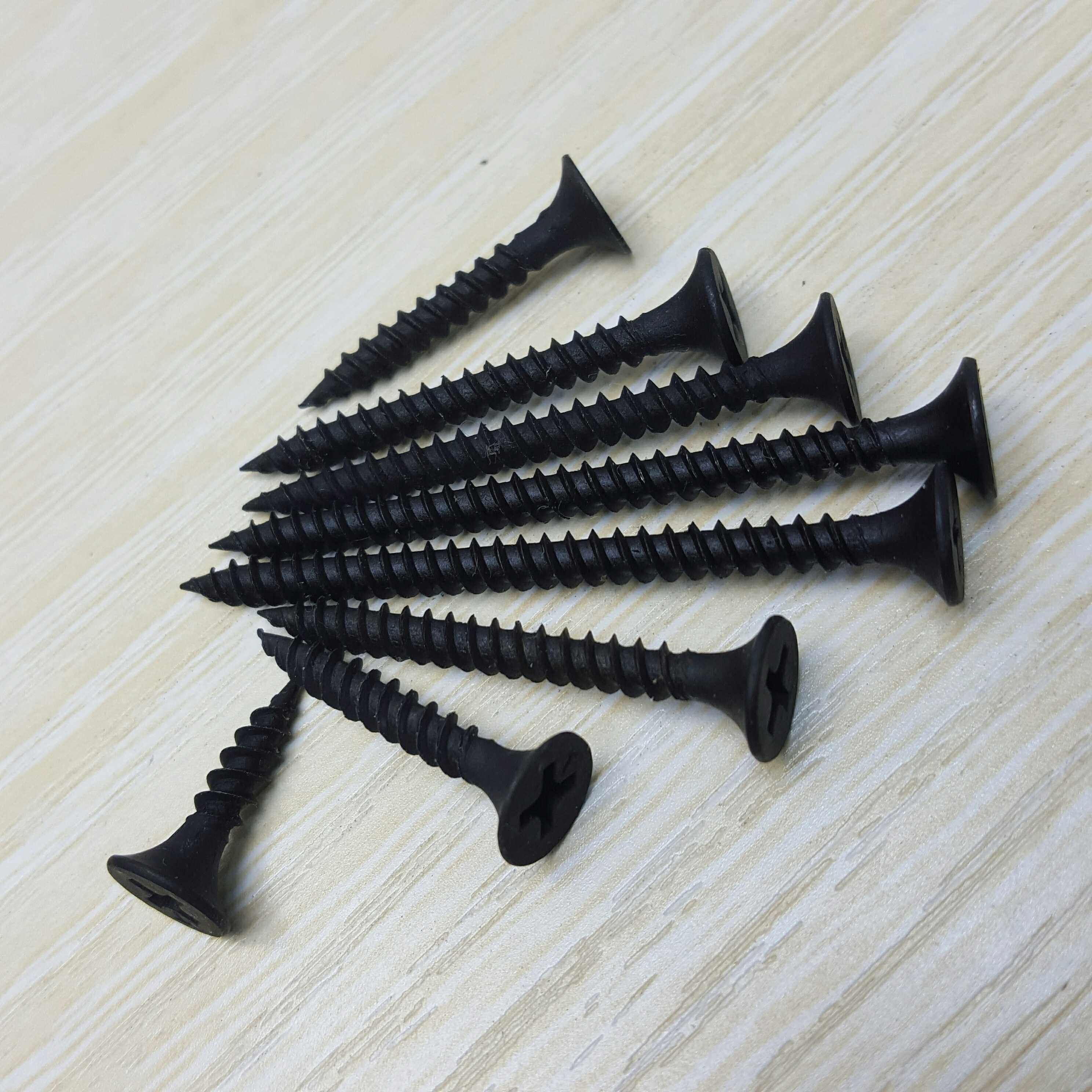 双线自攻钉快牙木螺丝加硬长黑螺丝铝合金门窗木头铝塑板自攻螺丝
