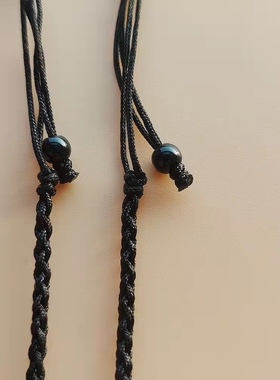 手工编织调节项链绳男女银饰黄金