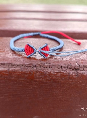 在逃公主蝴蝶结半成品手链