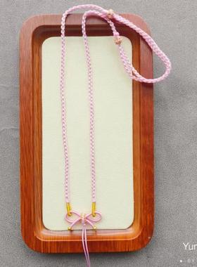 蝴蝶结2024年新款半成品项链绳