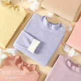 Удерживающее тепло нижнее белье, бархатный утепленный комплект, термобелье, хлопковый зимний свитер, высокий воротник